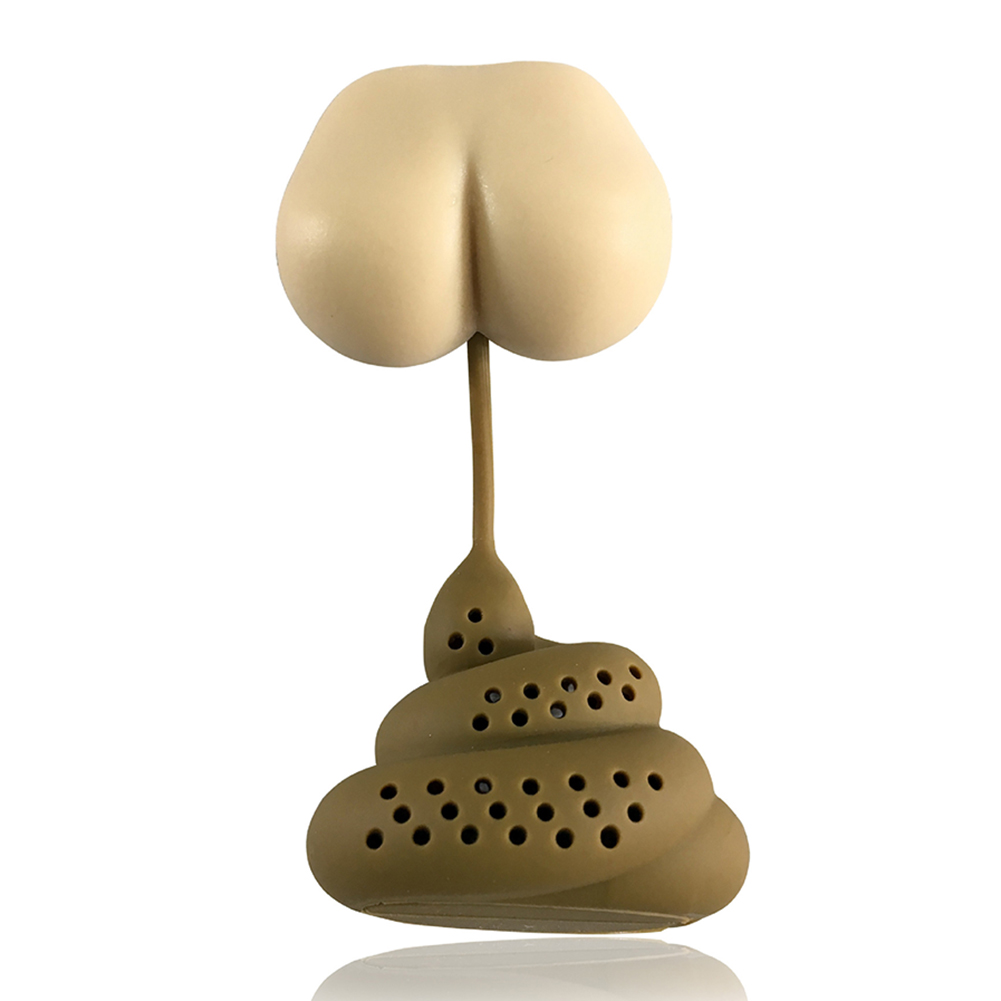 Poop Shape Tea Strainer Funny Silicone Herbal Spice Filter Tea Leaf Infuser, 501 Original
Poop Shape Tea Strainer Funny Silicone Herbal Spice Filter Tea Leaf Infuser, 501 Original