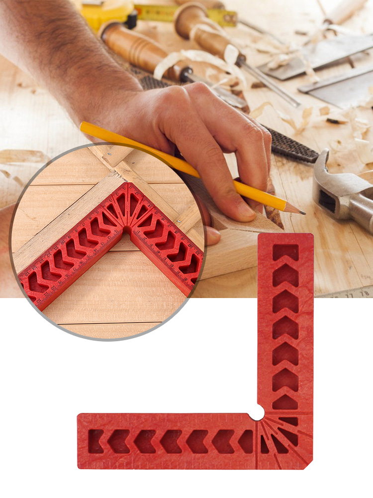 90 Degree Right-Angle Ruler Woodworking Right Angle Auxiliary Positioner, 8inch, 501 Original
90 Degree Right-Angle Ruler Woodworking Right Angle Auxiliary Positioner, 8inch, 501 Original