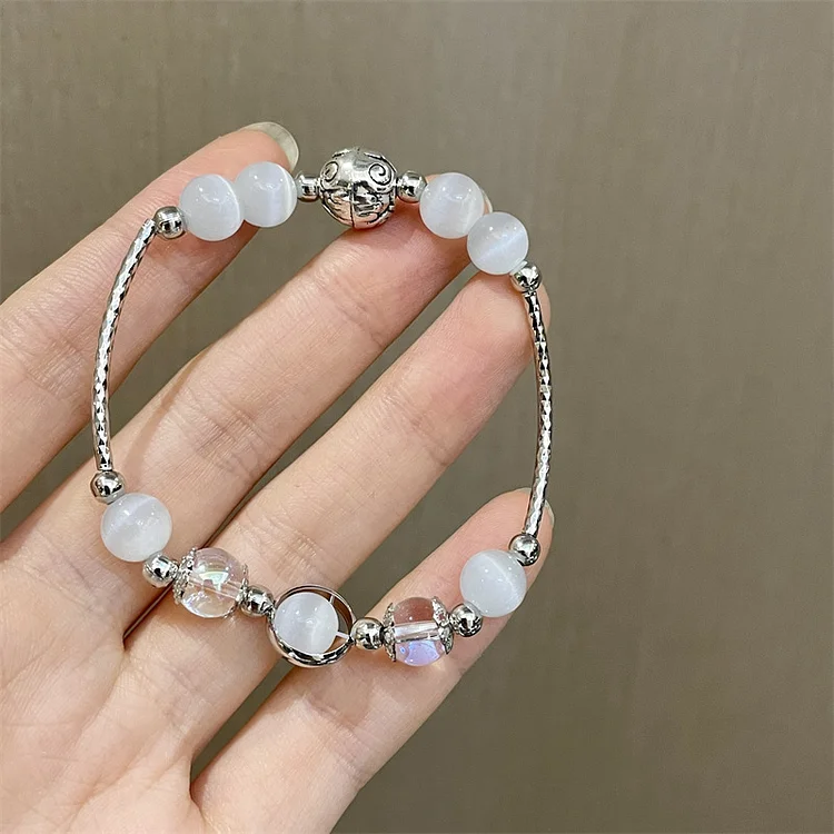 Simple Crystal Opal Bracelet