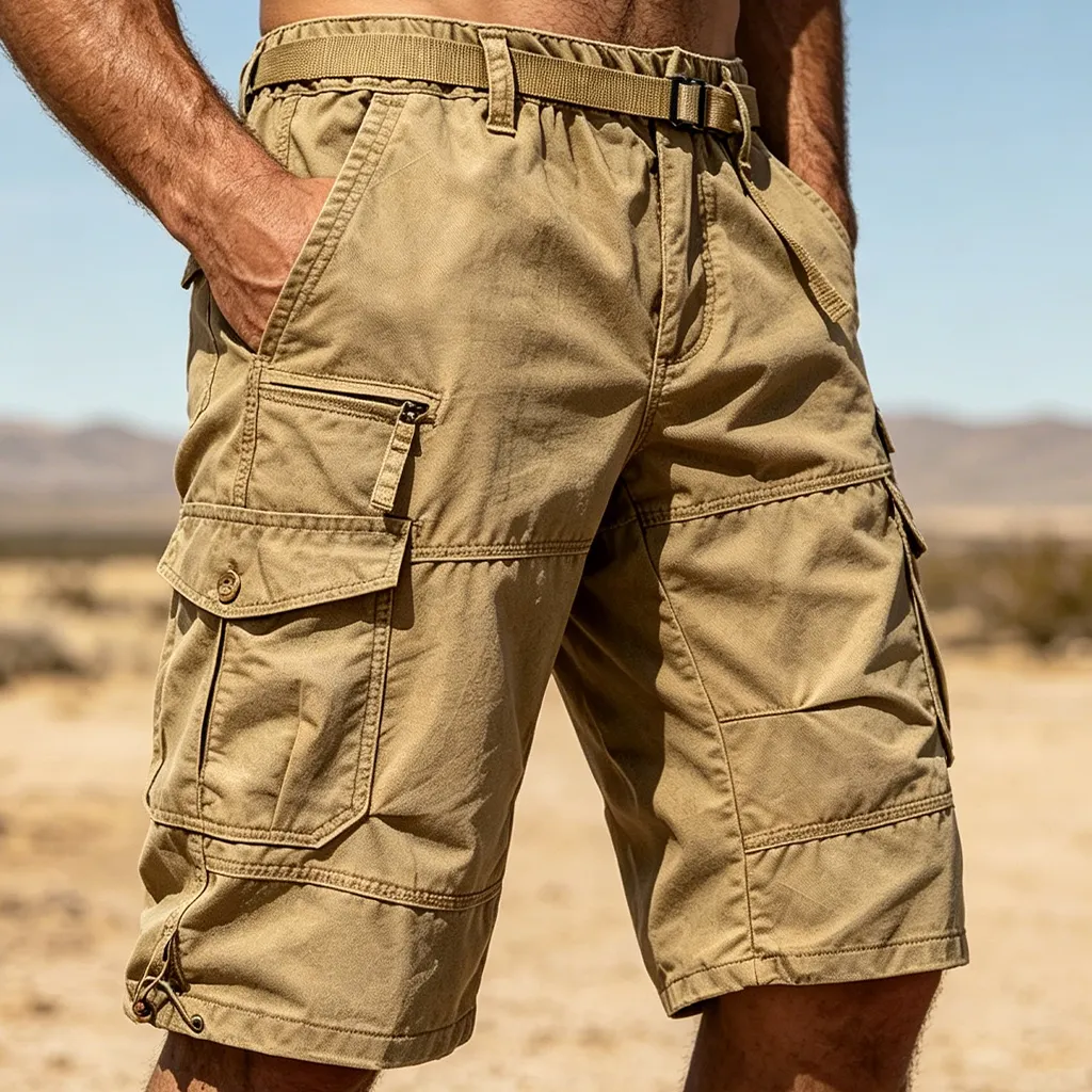 Men's Cargo Shorts With Multi-Pocket Lightweight Tactical Hiking Shorts