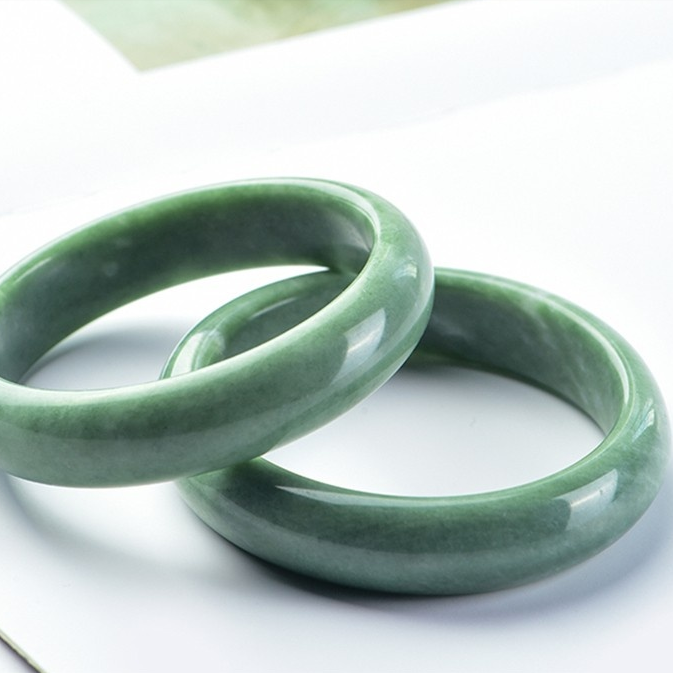 High Standard Huge Saving Natural A-grade Guizhou Jade Bracelet Bangle with Certificate - Perfect Gift for Girlfriend, Wife, and Mother