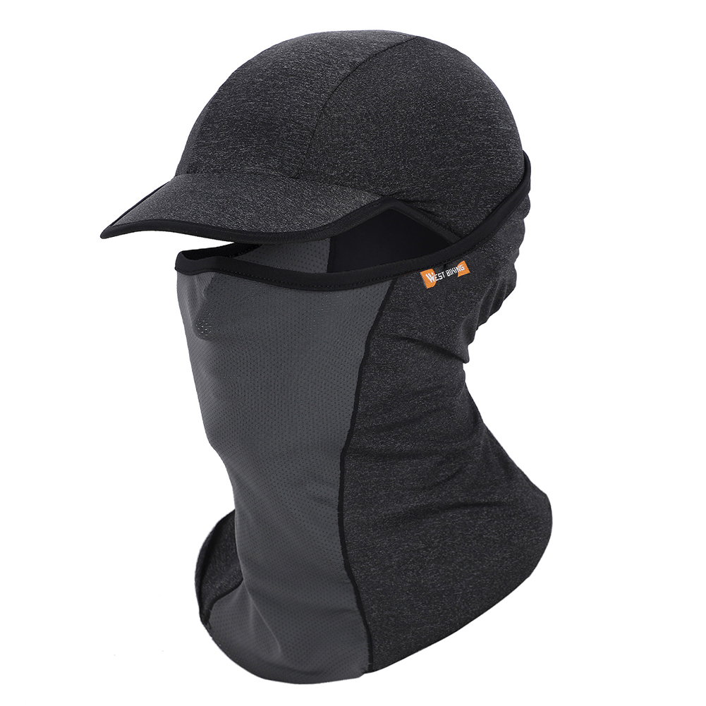 WEST BIKING Ice Silk Balaclava Full Face Mask Cap with Brim for Sports, 501 Original
WEST BIKING Ice Silk Balaclava Full Face Mask Cap with Brim for Sports, 501 Original