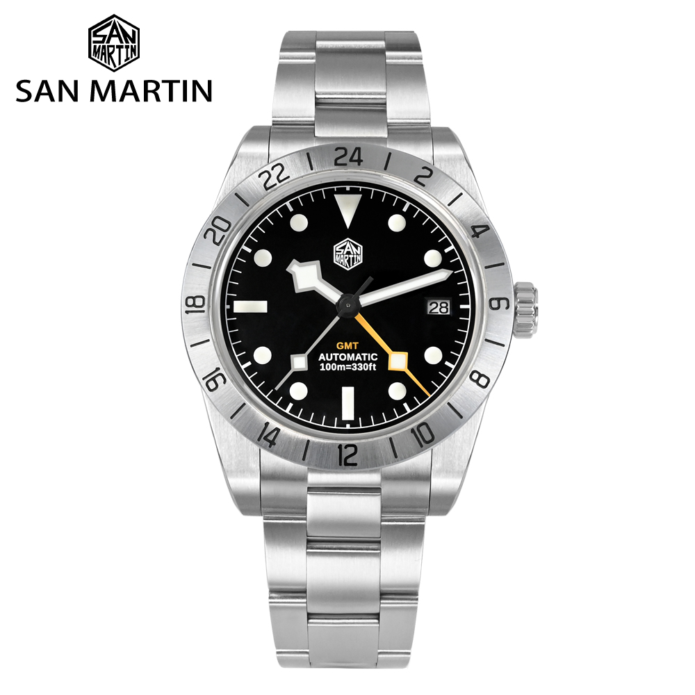 San Martin Calendar BB GMT Vintage Watch SN0054-G2