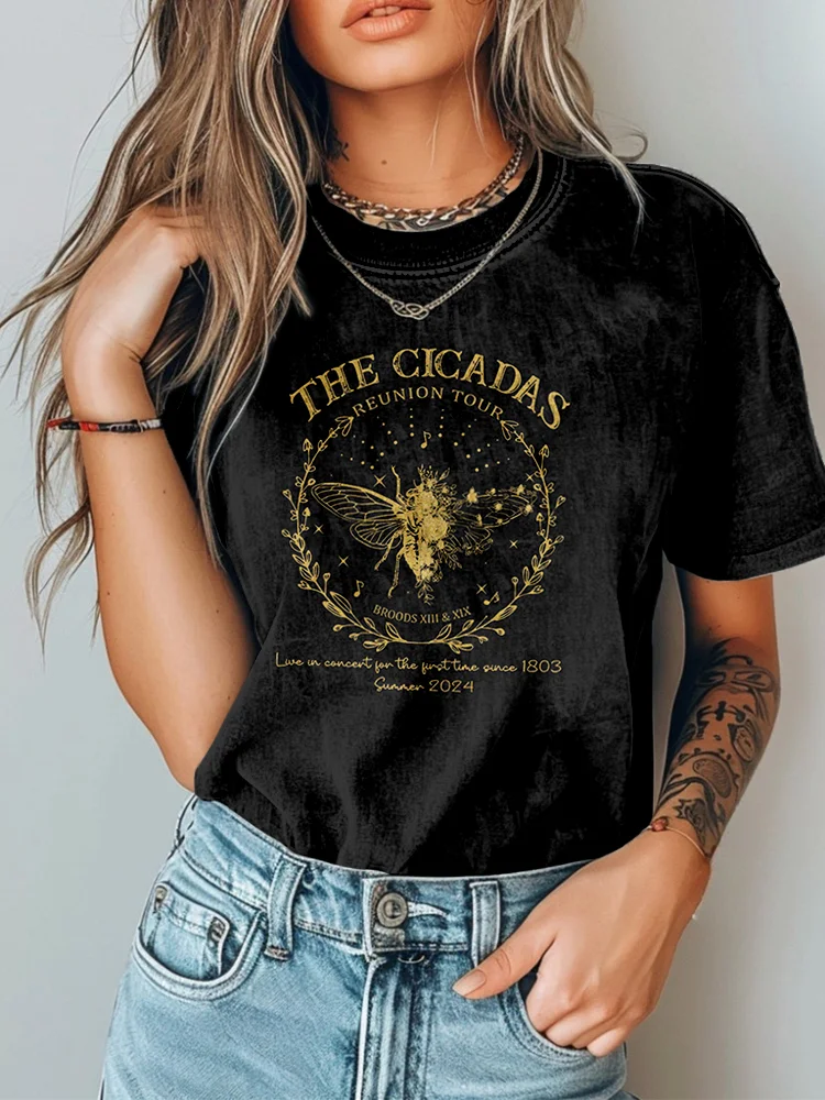 The Cicadas Reunion Tour 2024 Vintage Washed T Shirt
