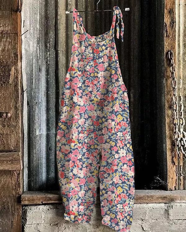 Fashion Printed Loose Casual Jumpsuit - Chicaggo