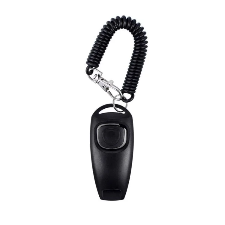 2 In 1 Pet Training Clicker Dog Whistle With Wristband