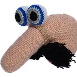 pornhint Pornhint Original Dick ring, penis band, cock sock, willy warmer, peter heater eyes and mustache moustache spy