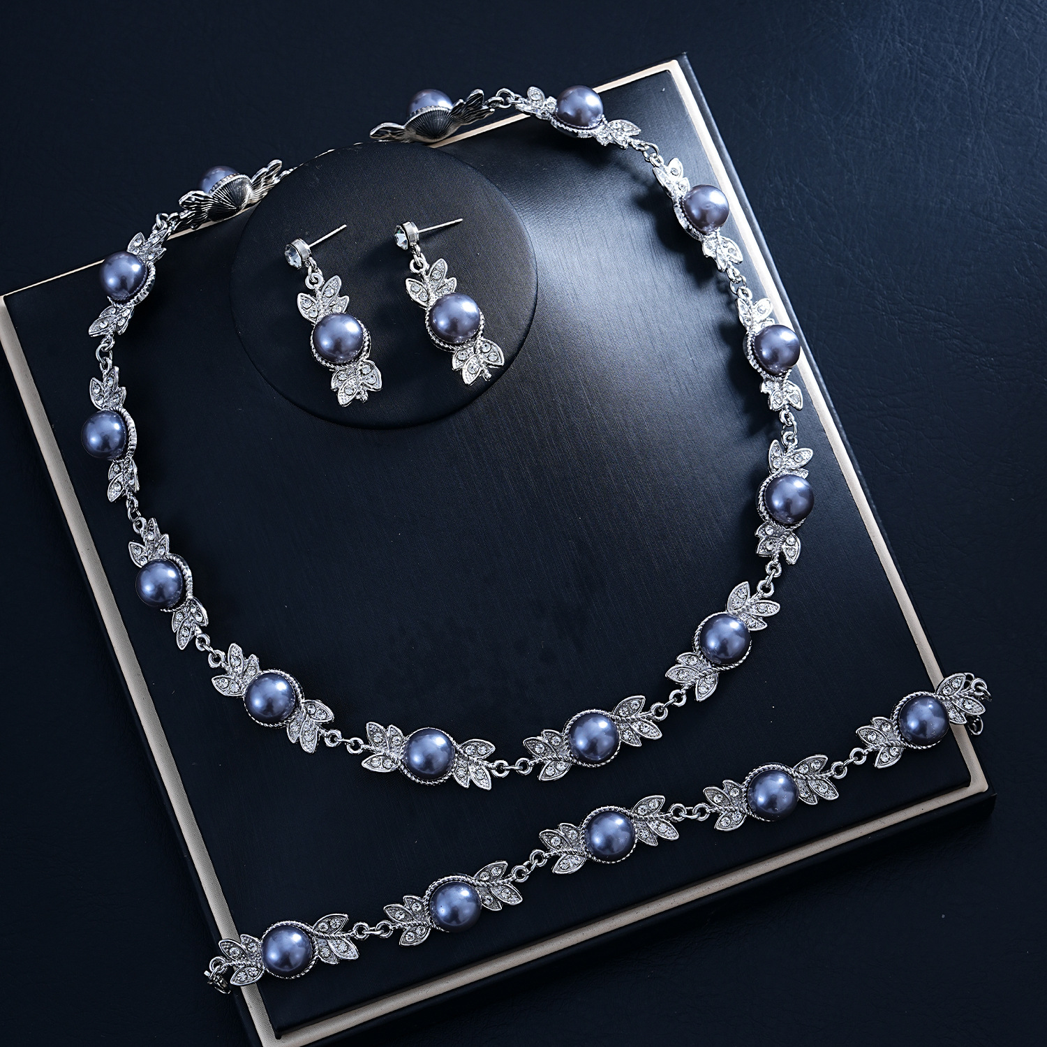Light Luxury Pearl Jewelry Set, Women's Accessories for Banquet & Evening  Dress