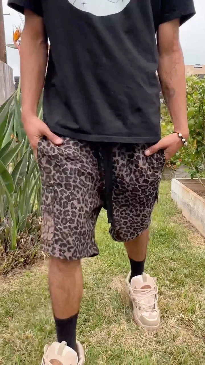 Camouflage Print Men's Shorts