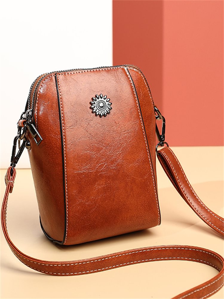 Comstylish Vintage Patchwork Utility Crossbody Mini Bag