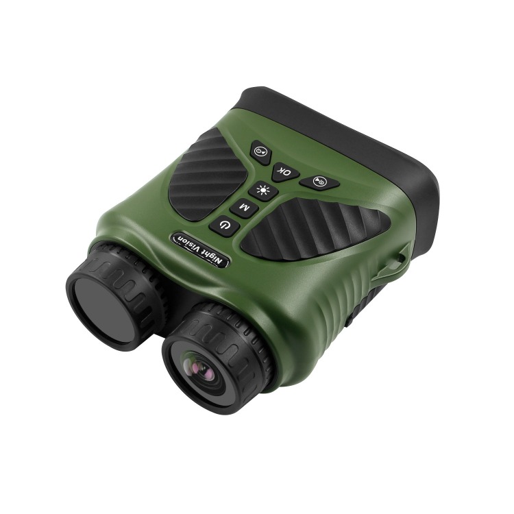 BekinTek Night Vision Binoculars Rechargeable Telescope Infrared NVG Goggles Full Dark Observing 7x IR Adjustment 8x Digital Zoom 2.5K Video Recording 40M Photo 3 Inches Large HD Screen with 32G TF Card for Low Light Bird Watching Camping Concerts 15