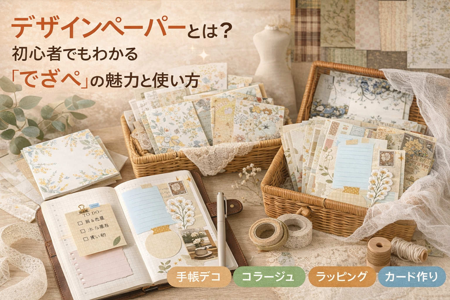 デザインペーパーとは？初心者でもわかる「でざぺ」の魅力と使い方