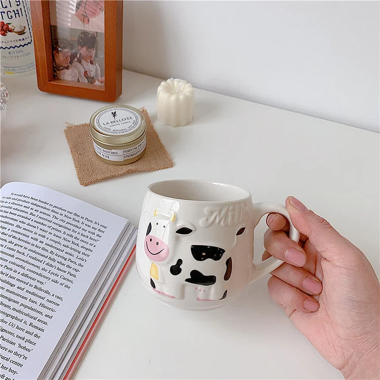 Cartoon Cow Mug