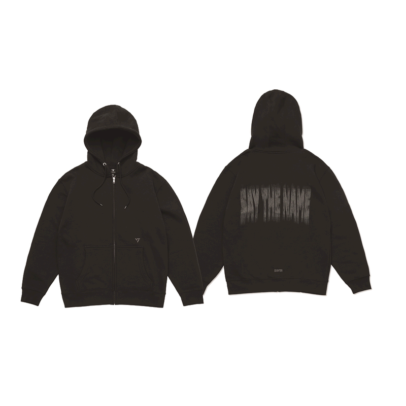 SEVENTEEN NEW NEW_ フーディー ブラック 2025 SEVENTEEN WORLD TOUR [NEW_] IN U.S ZIP UP HOODIE