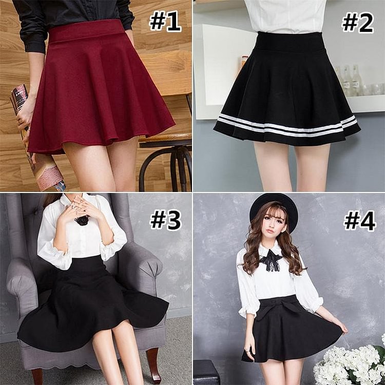 High Waist Lace Bubble Skirt SP179676