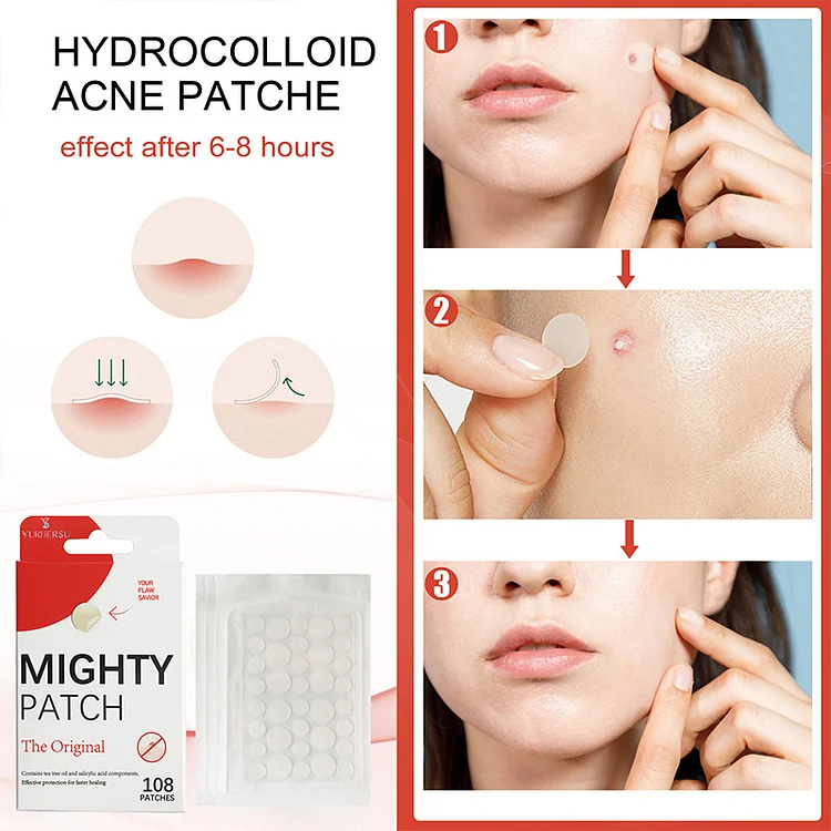 Mild exfoliating acne patch