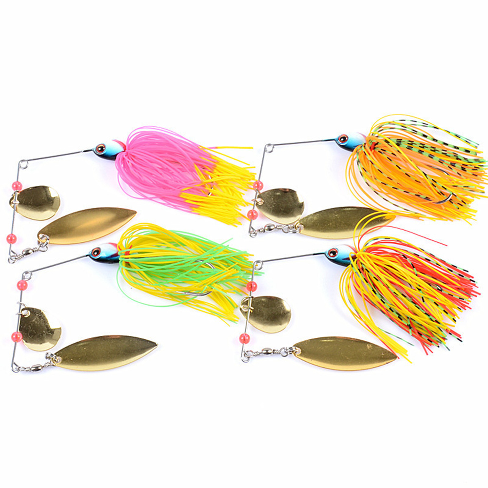 Wobbler Spinnerbait Artificial Hard Metal Spoon Spinner Bait for Pike Peche, Color-3, 501 Original
Wobbler Spinnerbait Artificial Hard Metal Spoon Spinner Bait for Pike Peche, Color-3, 501 Original