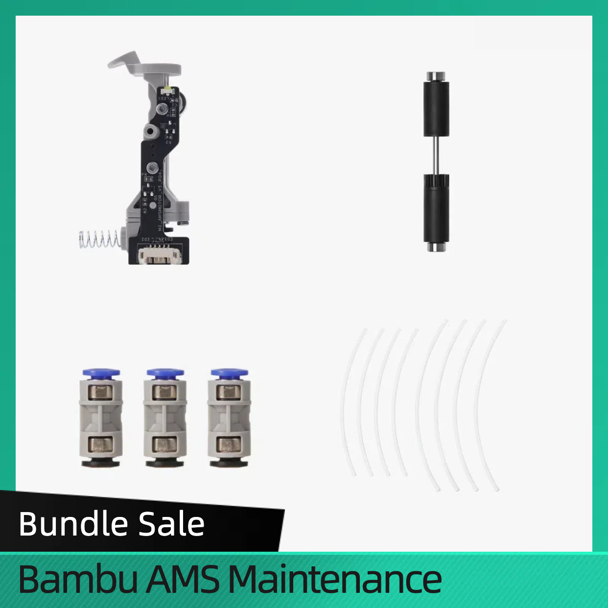 2025年最新入荷 BambuLab Shaft Support Active Funnel, Feed Kit: Repair AMS 3Dプリンタパーツ・アクセサリ