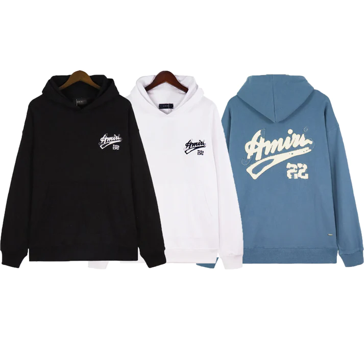 AMIRI 2023 COTTON PAINT DRIP CORE LOGO HOODIE