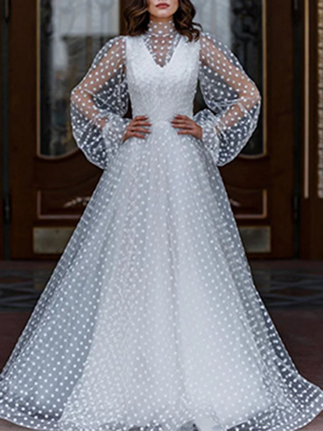 White Wedding Prom Elegant Maxi Dress