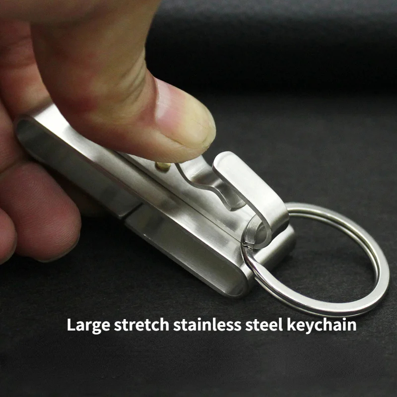 All-steel large elastic waist buckle