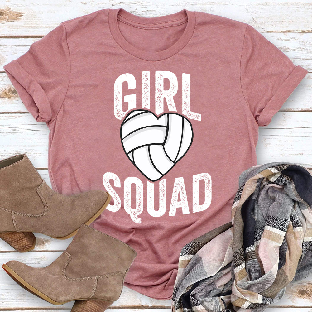 Girl Squad Volleyball   T-shirt Tee -03948-Guru-buzz