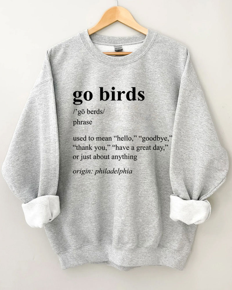 Philadelphia Eagles Hoodie Go Birds Sweatshirt Section 419