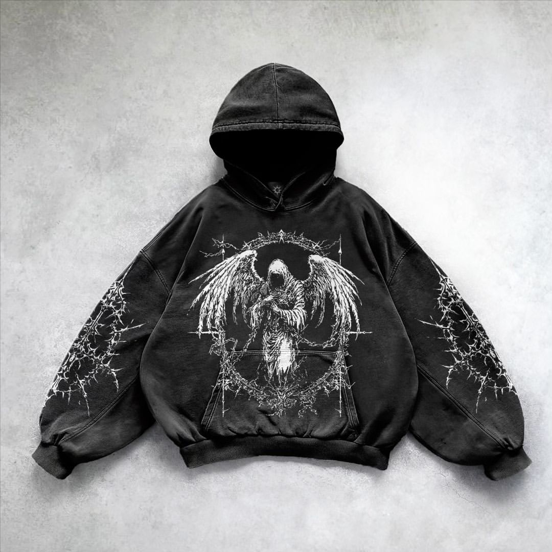 Vintage Loose Zip Hoodie YLS0928