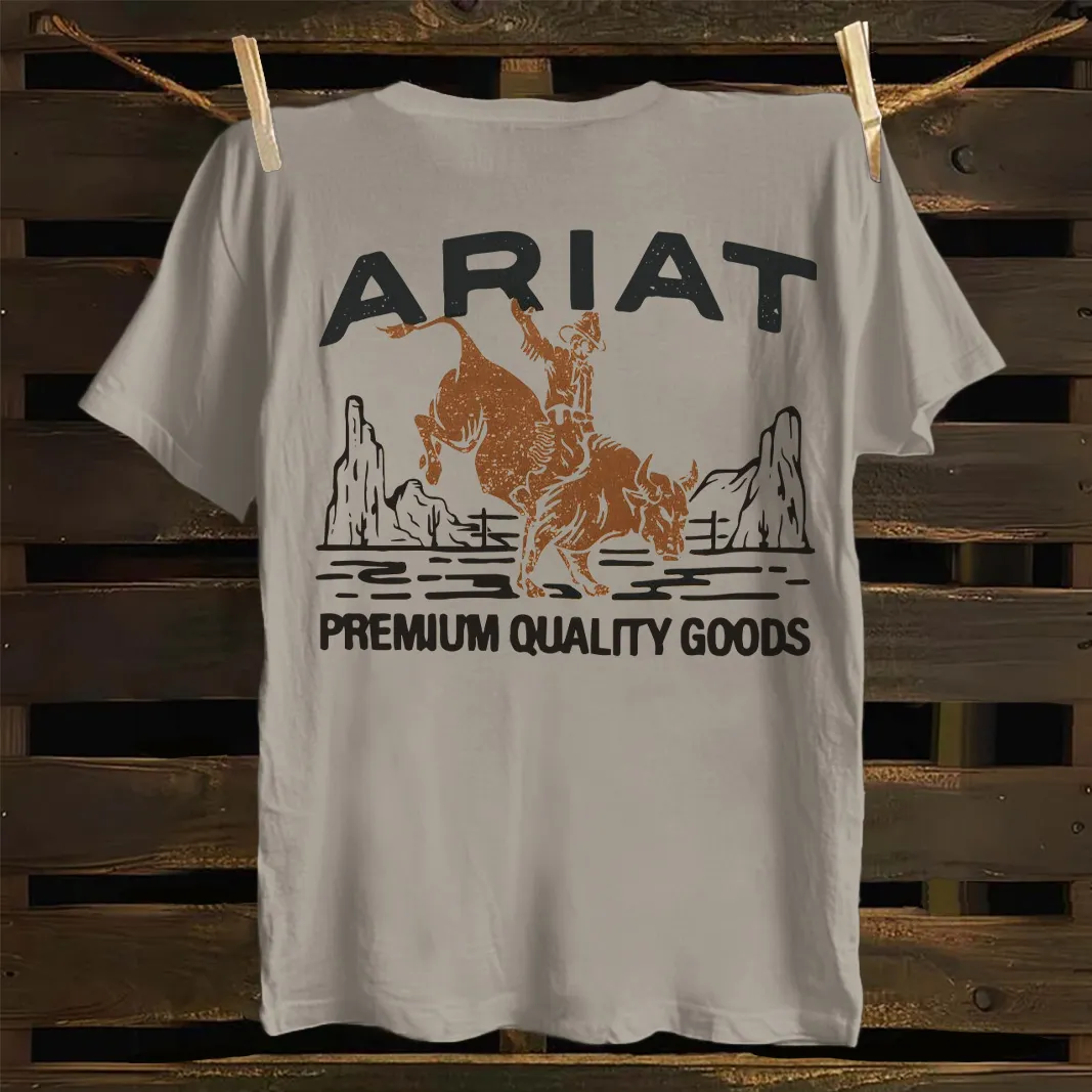 Premium Quality Rodeo Graphic Men's T-shirt