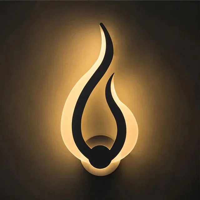 LED Flame Indoor Modern Minimalist Wall Lamp, Easter Decoration socialshop
