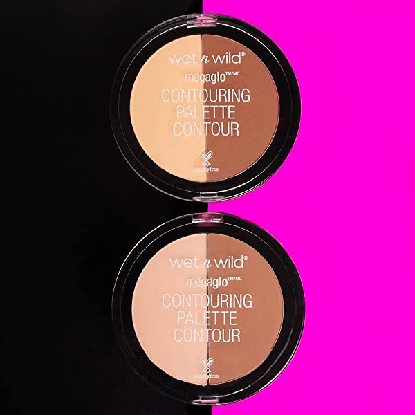 wet n wild MegaGlo Contour Palette, Dulce De Leche | Contouring Powder Face Kit | Flawlessly Sculpted Face Dulce De Leche 1 Count (Pack of 1)