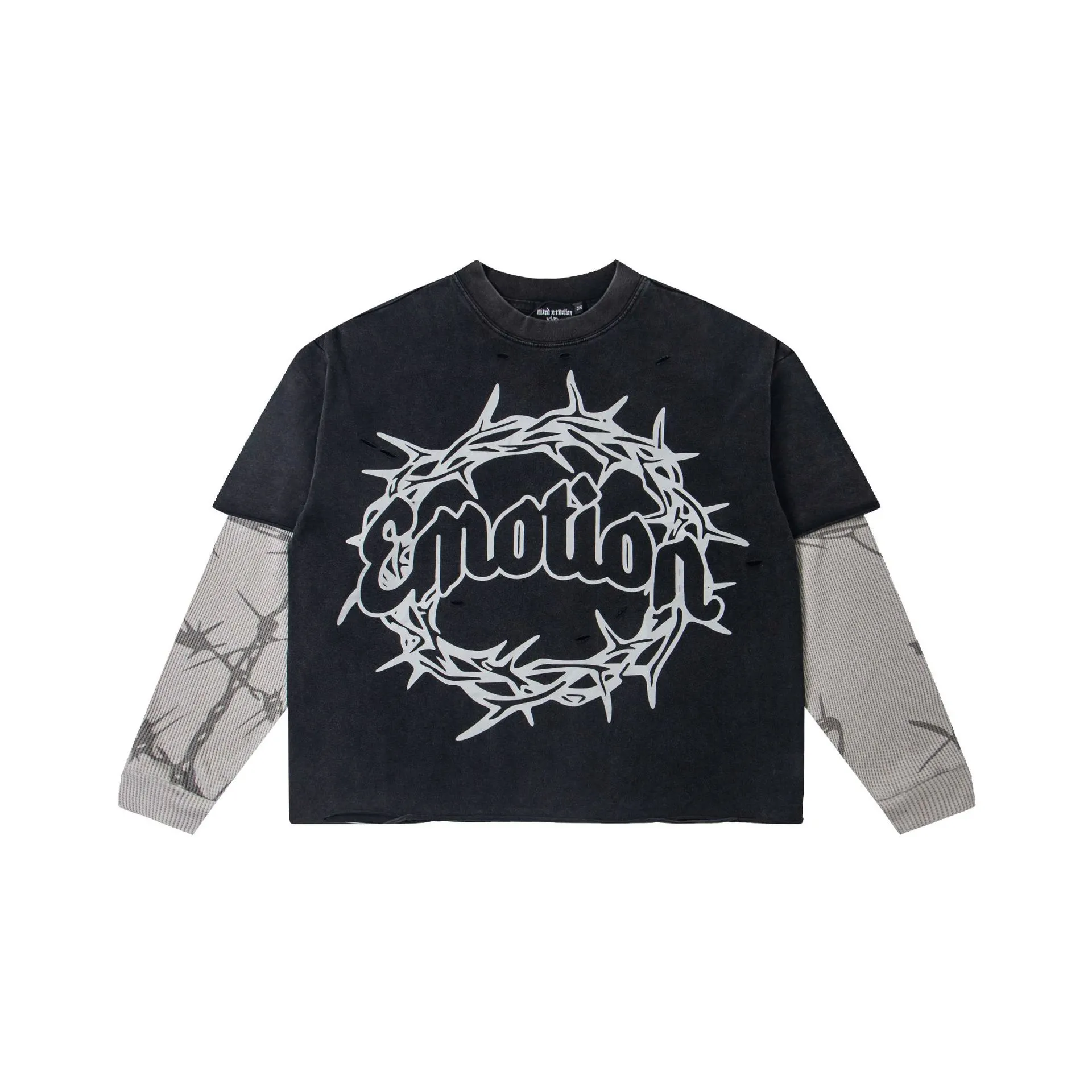 MIXED EMOTION Thorn T-Shirt | Dark Layered Streetwear