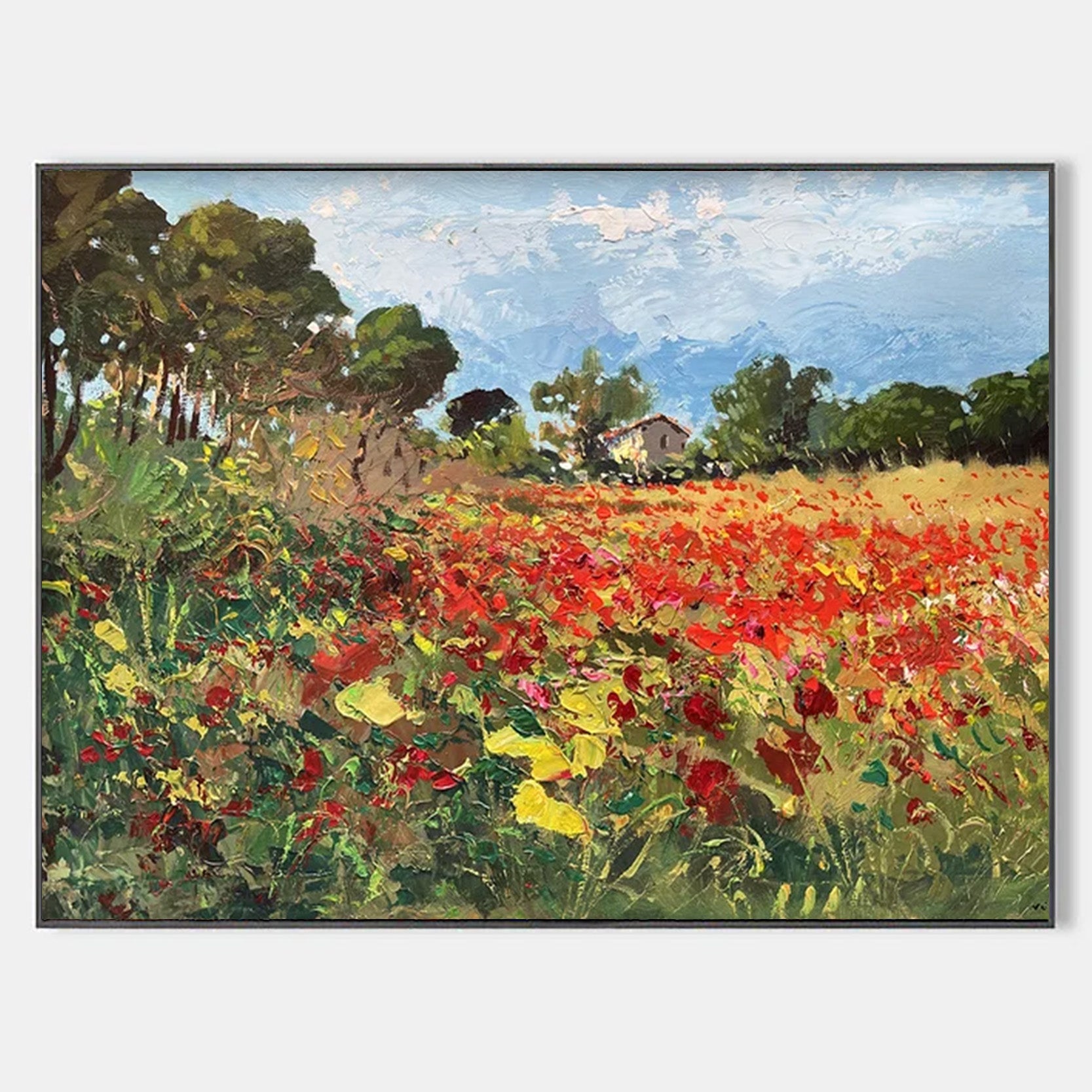 Arabelart Summer Meadow Escape" – Nature-Inspired Wall Art for Warm, Cozy Homes