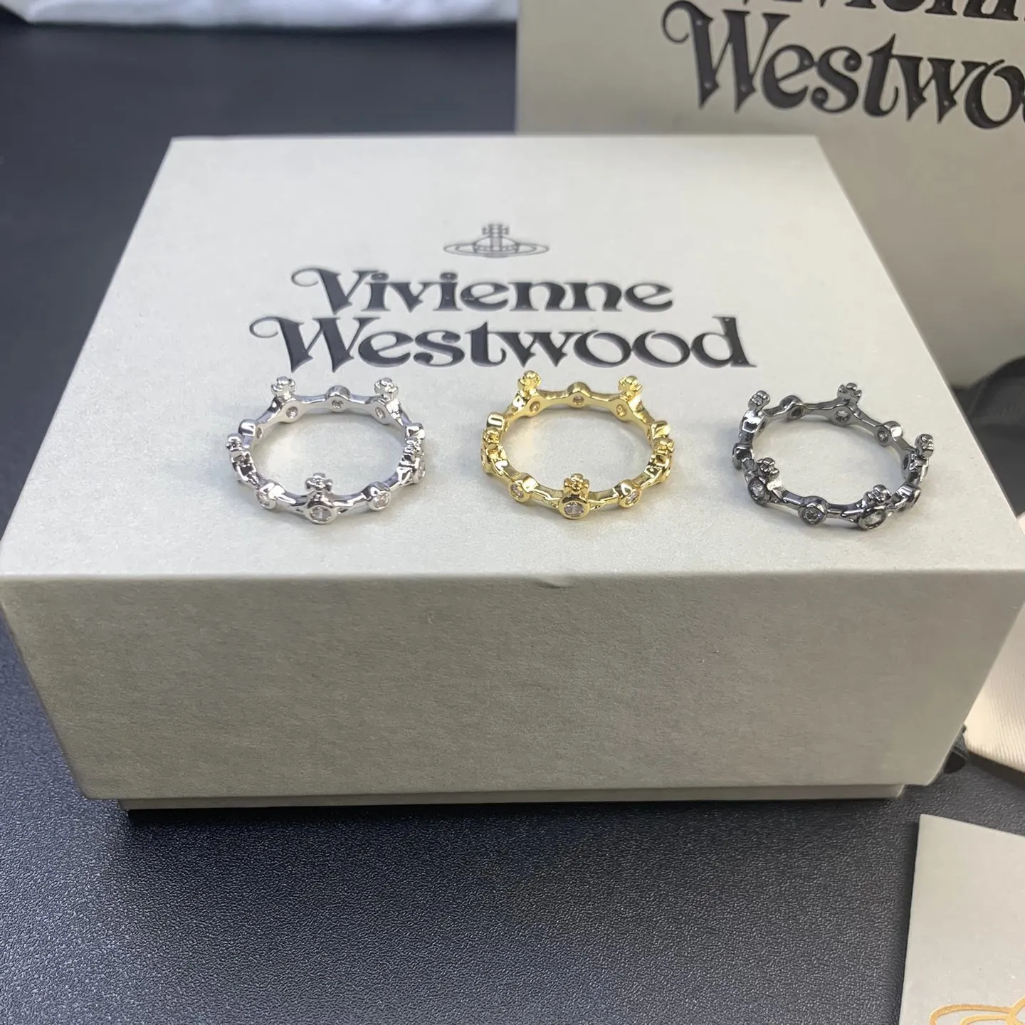 Vivienne Westwood Bamboo Knot Saturn Ring