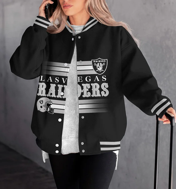 Las Vegas Raiders Women Limited Edition Full-Snap Casual Jacket