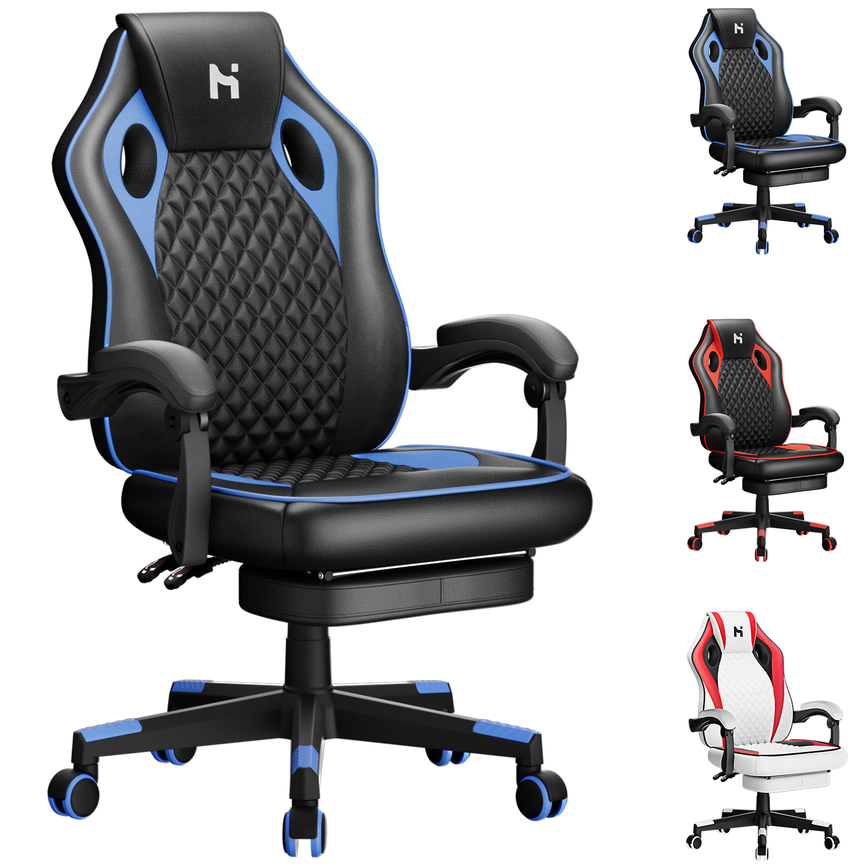 HLONONE Gaming Stuhl, Ergonomischer Schreibtischstuhl