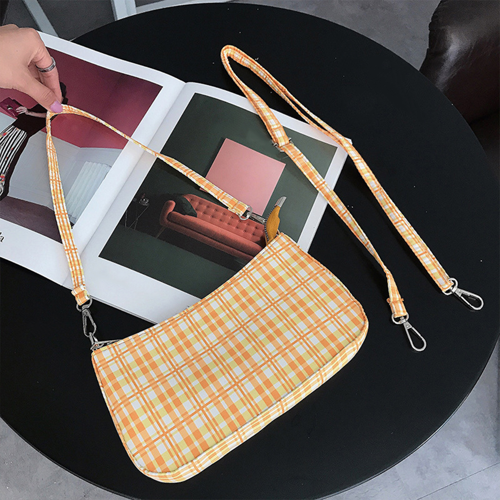 Women Plaid Underarm Hobo Retro Small Top-handle Shoulder Bag Tote, Orange, 501 Original
Women Plaid Underarm Hobo Retro Small Top-handle Shoulder Bag Tote, Orange, 501 Original