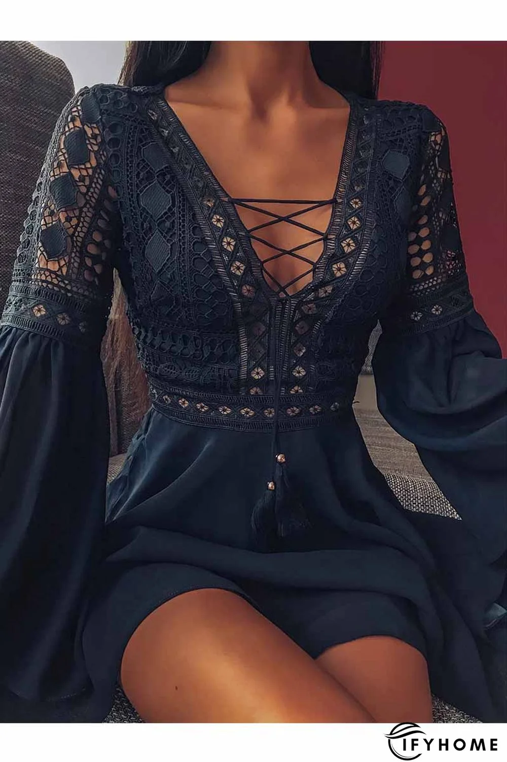 Lace Mini Dress (2 Colors ) | IFYHOME