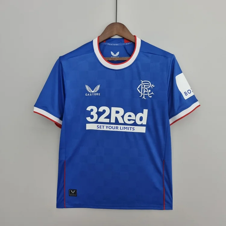 Glasgow Rangers Home Shirt Kit 2022-2023