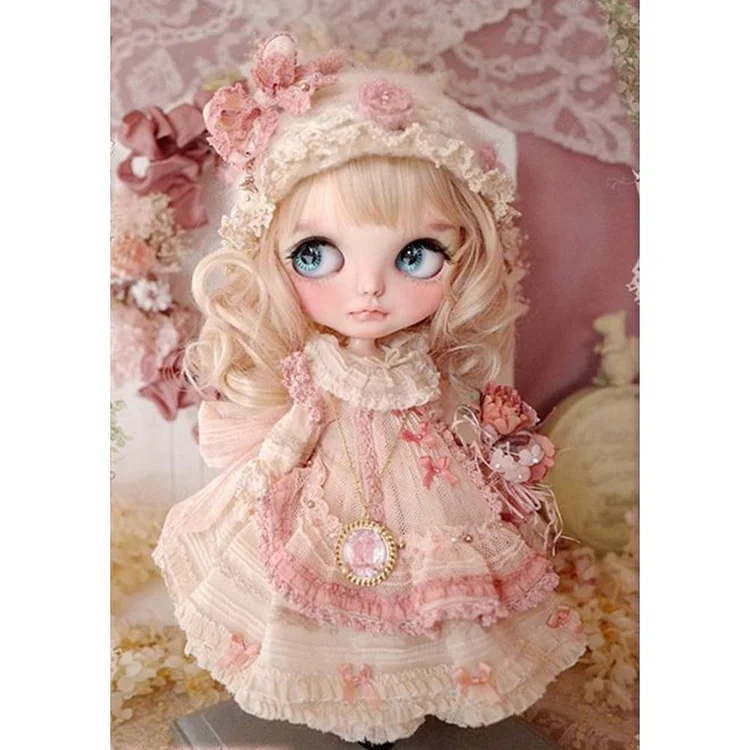 Doll Round Full Drill Diamond Painting 30X40CM(Canvas) gbfke