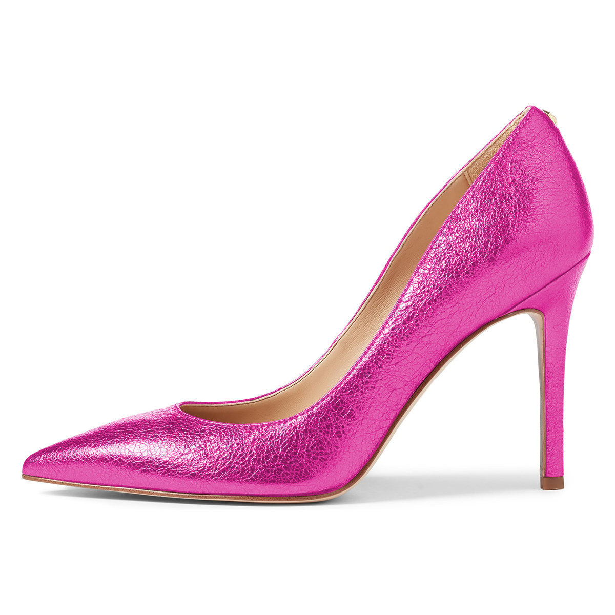 Women's Magenta Pointy Toe Stiletto Heels Pumps|FSJshoes