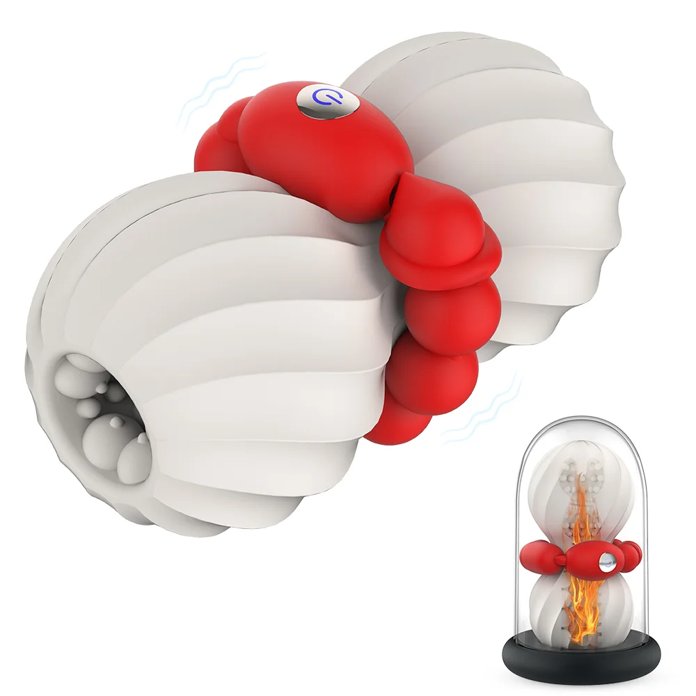 Adjustable Tightness Heating Male Masturbator - Rose Toy