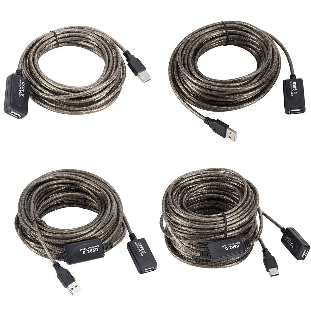 USB2.0 Male to Female Active Repeater Extension Extender Cable Cord Adapter, 15m, 501 Original
USB2.0 Male to Female Active Repeater Extension Extender Cable Cord Adapter, 15m, 501 Original
