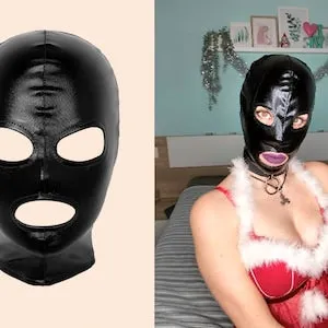 Bondage hood, BDSM hood, Sex hood, Sex face mask, Bondage mask ...