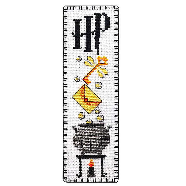Double-sided Embroidery Counted Cross Stitch Bookmark 2-Strand 14CT Kits gbfke