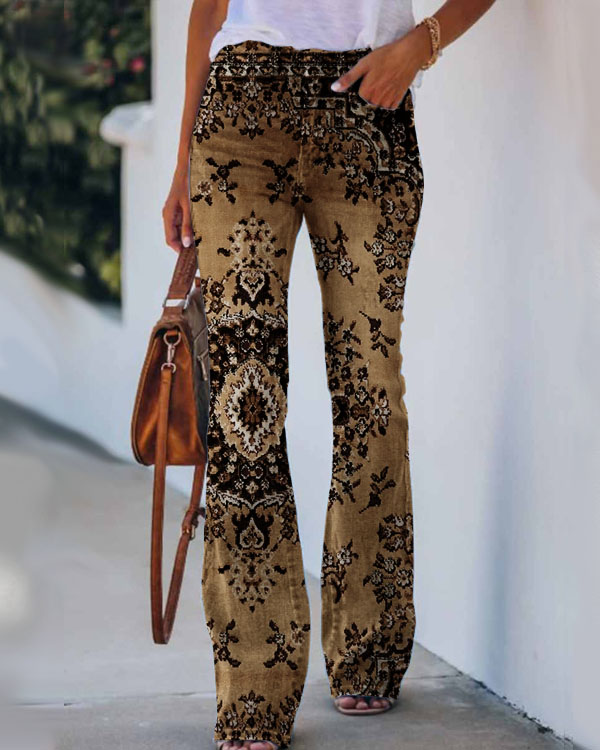 Women's Mandala Print Pants