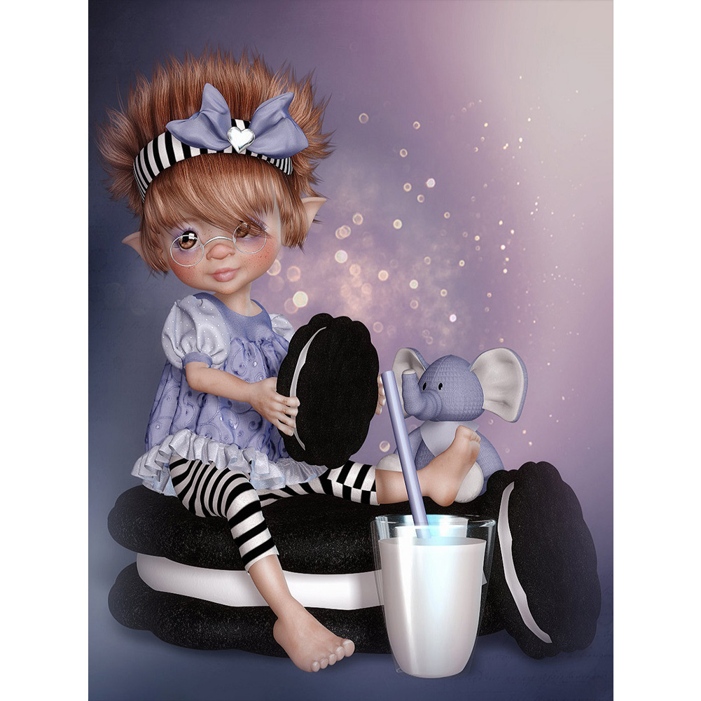 (Multi-Size) Fairy Girl - Round/Square Drill Diamond Painting, Square diamond 50*60cm, 501 Original
(Multi-Size) Fairy Girl - Round/Square Drill Diamond Painting, Square diamond 50*60cm, 501 Original