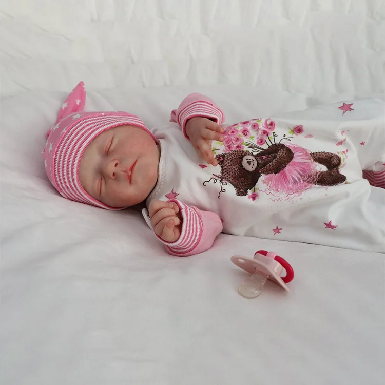 [New] 20'' Tomapo Lifelike Reborn Baby Doll Gifts For Kids,Cute Handmade Sleeping Girl Doll
