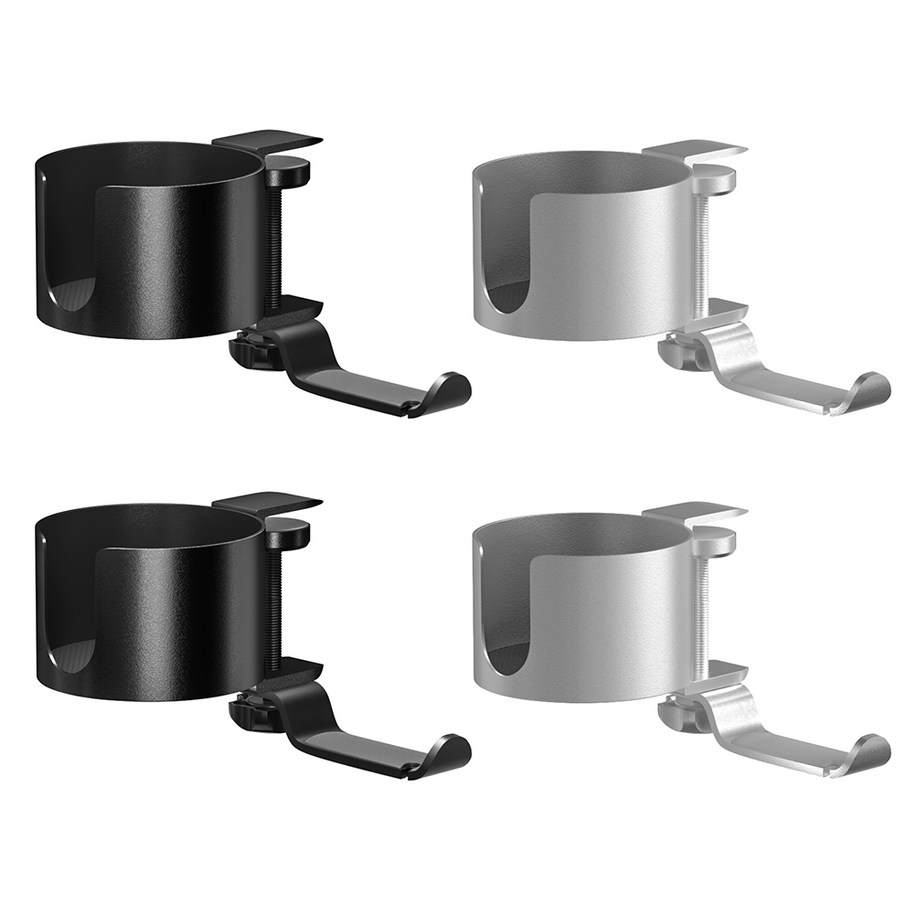 2 in 1 Desktop Mounted PC Gaming Headset Hanging Clamp Stand Cup Holder, Silver, 501 Original
2 in 1 Desktop Mounted PC Gaming Headset Hanging Clamp Stand Cup Holder, Silver, 501 Original