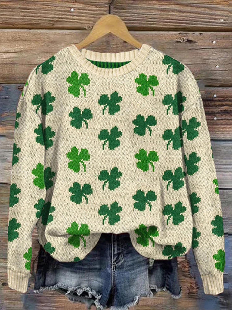 st patricks day sweater dress